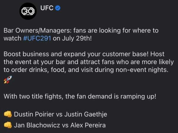 В UFC назвали ошибкой объявление о титульном статусе боя Блаховича и Перейры